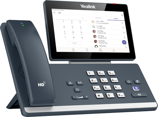 Yealink MP58-WH Microsoft Teams IP Phone, Right