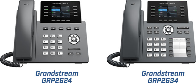 Grandstream GRP2624 and GRP2634 IP Phones