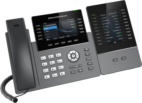 Grandstream GRP2615 IP Phone with GBX20 Expansion Module