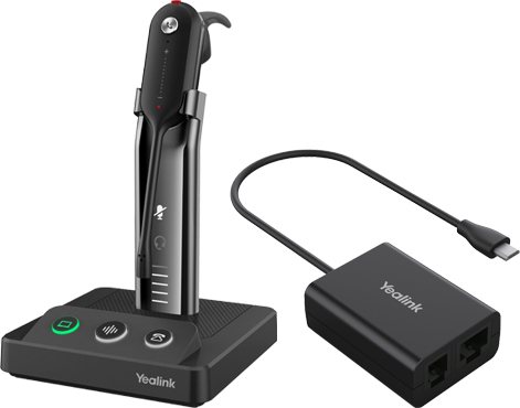 Yealink WH63 UC Headset and Yealink EHS60 Adapter