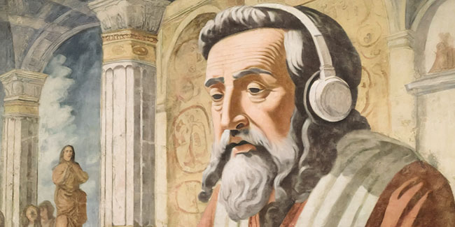 A Philosopher Wearing a Headset