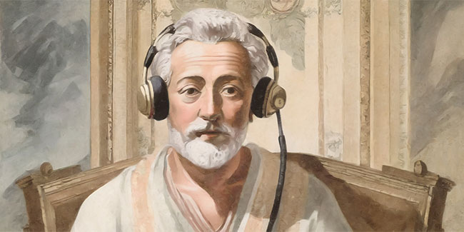 A Philosopher Wearing a Headset