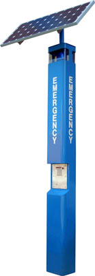 Talkaphone ETP-MT/R-SOLAR Emergency Phone Tower