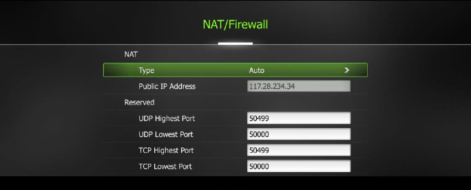 NAT Firewall IP