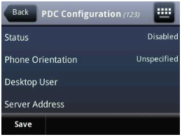 PDC Enable Disable